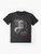 "Wanna Play a Game?" Saw-inspired graphic t-shirt featuring Jigsaw from the classic horror movie franchise - Flat lay