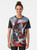 Spawn fanart graphic t-shirt featuring the character Spawn on a cross design - Women