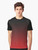 Black to red ombre gradient graphic t-shirt - Men
