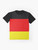 Germany flag graphic t-shirt for travelers and sports enthusiasts - Flat lay