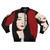 Morticia Addams Gothic-Inspired Bomber Jacket