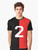 Marcelo Bielsa's Newell's Old Boys football jersey graphic design on a t-shirt - Men