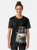 Vintage-style Racing Graphic T-Shirt with Classic Car Design - Women