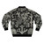 Ernst Haeckel Lichenes Bomber Jacket featuring artwork from the Kunstformen der Natur - Back