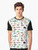 One Hundred Fish Graphic T-Shirt featuring a vibrant marine life design with sharks, whale sharks, and other ocean creatures - Men