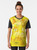 Graphic t-shirt featuring Paul Klee's cubist and expressionist painting "Castle and Sun" - Women