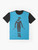 Minimalist Nightwing Graphic T-Shirt featuring Dick Grayson from DC Comics - Flat lay
