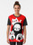 Funny cat graphic t-shirt with a grim reaper and skull design - Women