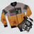 Wall-E robot character from the Disney Pixar animated movie on a front bomber jacket - Flat lay