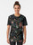 Romantic watercolor floral graphic design on a t-shirt - Women