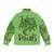 Puffer jacket with a whimsical dragon design, perfect for fantasy and animal lovers - Back