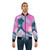 Vaporwave aesthetic retro sunset bomber jacket with Great Wave off Kanagawa design - Lifestyle