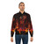 A bomber jacket featuring the Fatalis dragon from the Monster Hunter video game series. - Lifestyle