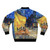 Vincent Van Gogh's "Cafe Terrace at Night" print on a bomber jacket - Back
