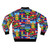 Caribbean Flags Tropical Bomber Jacket - Back