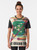 Retro Space Poster Graphic T-Shirt featuring a vintage space travel design - Women
