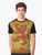 Rampant lion Scottish flag graphic t-shirt - Men