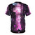 Cyberpunk inspired anime t-shirt with a vivid, abstract design - Back