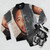 Larry Hoover and David Barksdale inspired bomber jacket with urban streetwear design - Flat lay