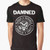 Vintage 'The Damned Ramones' punk rock graphic t-shirt design