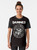 Vintage 'The Damned Ramones' punk rock graphic t-shirt design - Women
