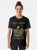 "Lord of the Rings inspired fantasy graphic t-shirt with the quote 'Home is Behind, the World Ahead'" - Women