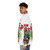 A superhero-themed puffer jacket for kids featuring a cartoon design - men side left