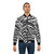 Modern minimalist dazzle camouflage pattern bomber jacket - Lifestyle