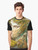 Graphic t-shirt featuring "Bacchanalian Scene" painting by Richard Dadd, depicting the mythological bacchanalia of Dionysus. - Men