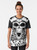 Asking Alexandria rock music t-shirt with a graphic skull and tentacles design - Women