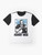 Howlin' Wolf Psychedelic Blues Graphic T-Shirt - Flat lay