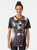 Graphic t-shirt featuring a detailed illustration of the iconic T-800 terminator robot - Women