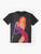 Minimalist design of Jessica Rabbit from the movie "Who Framed Roger Rabbit" - Flat lay