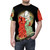 A striking t-shirt featuring a dramatic vampire kiss scene inspired by the art of Gustav Klimt. - men front