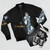 Staind "Dysfunction" Bomber Jacket with band member names - Flat lay