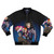 Alejandro Mogollo's graphic art featured on a bomber jacket