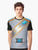Kiramager Silver Graphic T-Shirt featuring the Kiramager logo and silver crystal design - Men