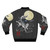 Dark Souls inspired Sifkami Bomber Jacket with wolf and sword design - Back