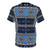 Stylish t-shirt featuring a vibrant armenian art pattern design - Back