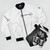 Big Wangers Inc Official Bomber Jacket featuring the company logo - Flat lay