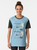Illustration of a cute kittiwake seabird sleeping on a t-shirt - Women