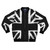 Stormzy Glastonbury bomber jacket with Union Jack, graffiti, and halftone graphics