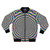 Psychedelic bomber jacket featuring an optical illusion design in vibrant colors