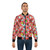 Colorful bomber jacket with sushi and lovebird design - Lifestyle