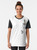 Cute pocket pandas vector graphic design on a t-shirt - Women