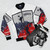 Persona Shibuya Metaverse Bomber Jacket featuring iconic characters from the Persona videogame series - Flat lay