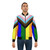LGBTQ Progress Pride Flag Bomber Jacket with vibrant rainbow colors - Lifestyle