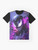 Marvel Symbiote Graphic T-Shirt featuring characters from the Venom and Spiderman comics - Flat lay