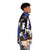 Tatami Galaxy anime-inspired puffer jacket with classic Japanese print design - men side right