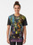 Retro-style graphic t-shirt featuring classic movie monsters like Frankenstein, Dracula, and the Creature from the Black Lagoon, inspired by 1960s monster model kits and box art. - Women